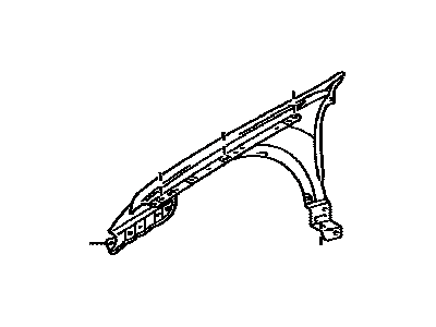 Panel Fender Front Right - 53811AC050